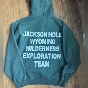 Diamond cross ranch hoodie/ Jackson hole hoodie